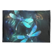 トンボ白熱［赤熱］光を放つイ湖 枕カバー (裏面)