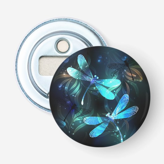 トンボ白熱［赤熱］光を放つイ湖 栓抜き (正面)