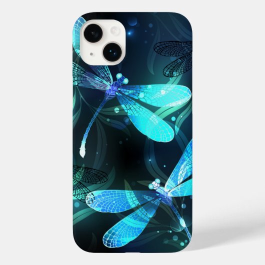 トンボ白熱［赤熱］光を放つイ湖 Case-Mate iPhoneケース (裏面)