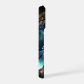 トンボ白熱［赤熱］光を放つイ湖 iPhoneケース (右側面)