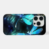 トンボ白熱［赤熱］光を放つイ湖 iPhoneケース (裏面横)