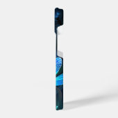 トンボ白熱［赤熱］光を放つイ湖 iPhoneケース (左側面)