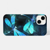 トンボ白熱［赤熱］光を放つイ湖 iPhoneケース (裏面横)