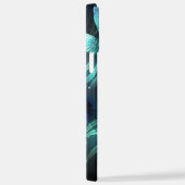 トンボ白熱［赤熱］光を放つイ湖 iPhoneケース (右側面)