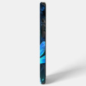 トンボ白熱［赤熱］光を放つイ湖 iPhoneケース (左側面)