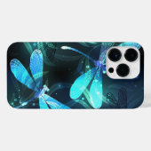 トンボ白熱［赤熱］光を放つイ湖 iPhoneケース (裏面横)