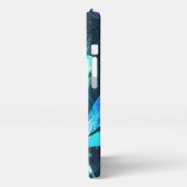 トンボ白熱［赤熱］光を放つイ湖 iPhoneケース (左側面)