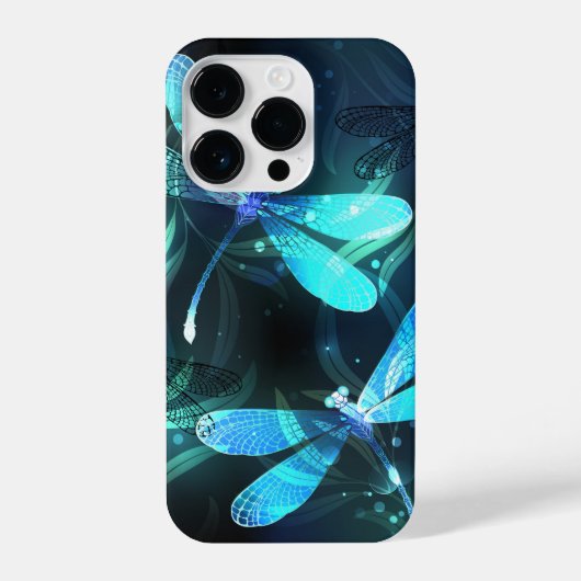 トンボ白熱［赤熱］光を放つイ湖 iPhoneケース (裏面)