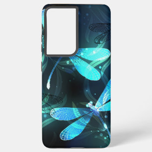 トンボ白熱［赤熱］光を放つイ湖 SAMSUNG GALAXY S21+ケース