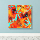 トンボ砂漠 キャンバスプリント (インサイチュ (ウッドフロア))