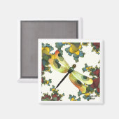 トンボ磁石(紅葉) マグネット (正面/裏面)