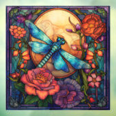 トンボ窓が貼り付く ウィンドウサイン (シート3)