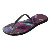 トンボ紫フリップフロップ ビーチサンダル (アングル)