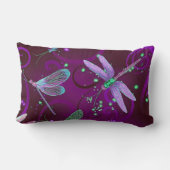 トンボ紫 ランバークッション (裏面)