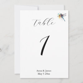 トンボ結婚イのカスタムテーブル番号 シーズンカード