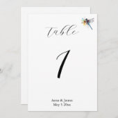 トンボ結婚イのカスタムテーブル番号 シーズンカード (正面/裏面)