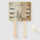 トンボ結婚イの扇 ハンドファン (正面&裏面)