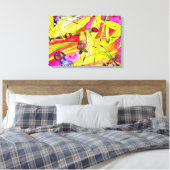 トンボ絵画イ色 キャンバスプリント (インサイチュ (寝室))