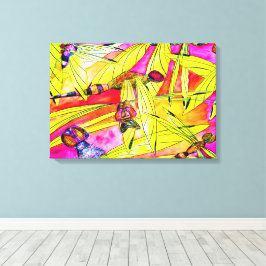 トンボ絵画イ色 キャンバスプリント