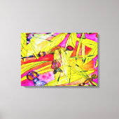 トンボ絵画イ色 キャンバスプリント (正面)