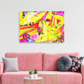 トンボ絵画イ色 キャンバスプリント (インサイチュ (リビング))