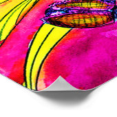 トンボ絵画イ色 ポスター (角)