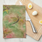 トンボ綿菓子 キッチンタオル (四つ折り)