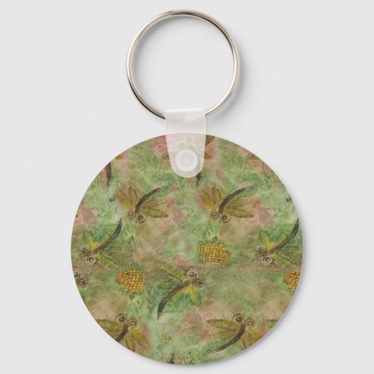 トンボ綿菓子 キーホルダー (正面)