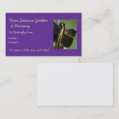 トンボ翼 – 背景色を選択! 名刺 (正面/裏面)