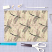 トンボ色イラストレーション 薄葉紙 (クラフト)