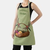 トンボ花パーソナライズされた籠 エプロン (インサイチュ)