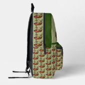 トンボ花パーソナライズされた籠 プリントバックパック (左)