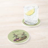 トンボ花籠飲料コースター コースター (側面)