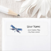 トンボ芸術的イ青 ラベル (インサイチュ)