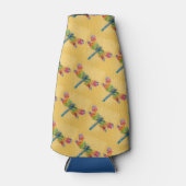 トンボ芸術（黄色） ボトルクーラー (正面)