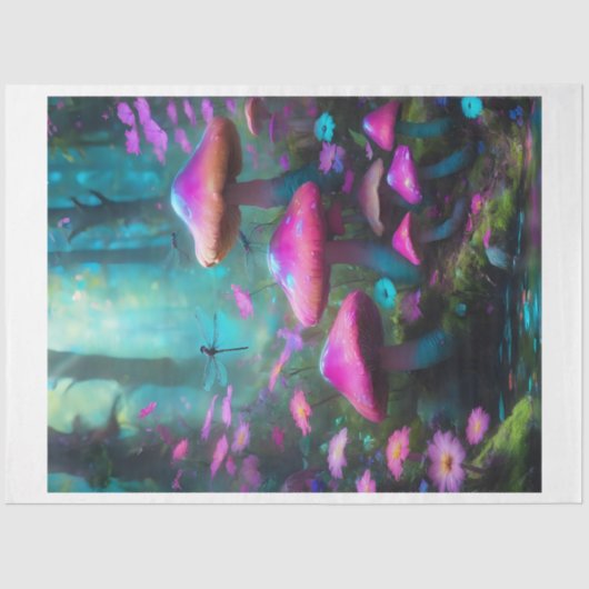 トンボ茸の森ティッシュペーパー 薄葉紙 (正面)