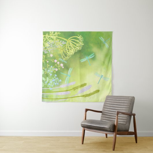 トンボ草原 タペストリー (インサイチュ(横))