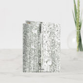 トンボ葉フォトノートカード ノートカード (裏面)