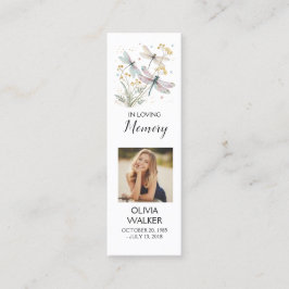 トンボ葬儀しおり、葬儀記念カード スキニー名刺