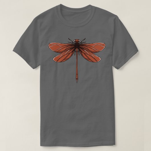 トンボ虫トンボ竜フライ Tシャツ (デザイン正面)