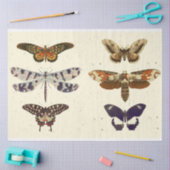 トンボ蝶の蛾のdecompageTissue紙 薄葉紙 (クラフト)