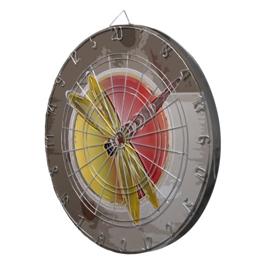 トンボ記号 ダーツボード (正面右)