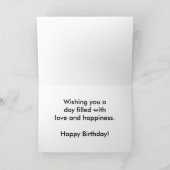 トンボ誕生日カード(大プリント) カード (内部)