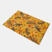 トンボ踊り暖かい風 ドアマット (アングル)