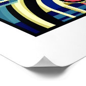 トンボ踊り：アールデコ飛行 ポスター (角)