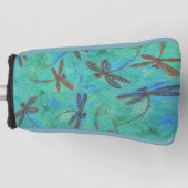 トンボ踊り ゴルフヘッドカバー (正面)