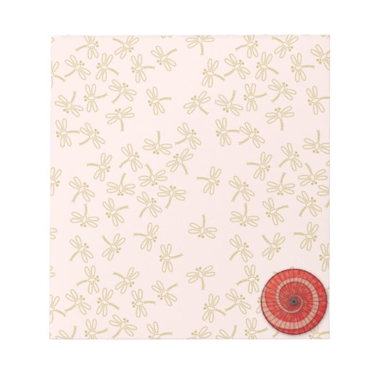 トンボ踊り ノートパッド (正面)