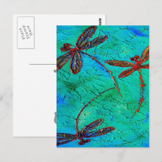 トンボ踊り ポストカード (正面/裏面)