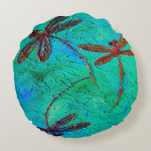 トンボ踊り ラウンドクッション (裏面)