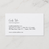 トンボ金ゴールドきらめく/ダマスクパターン 名刺 (裏面)